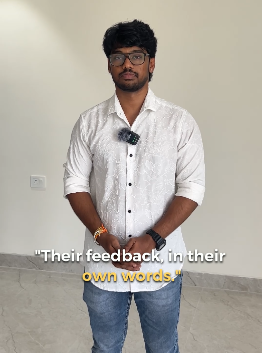 Customer testimonial